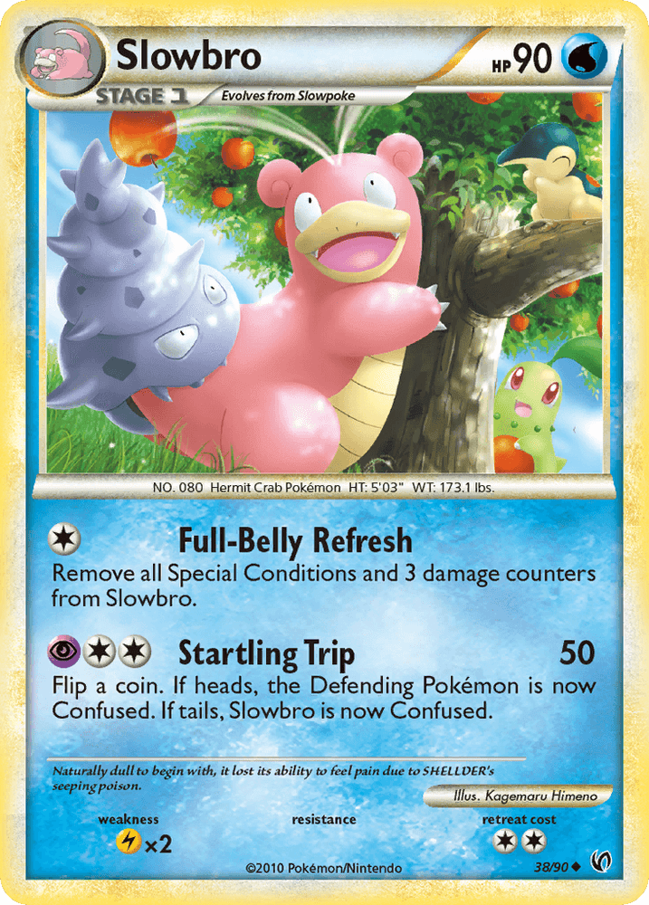 Slowbro (38/90) [HeartGold & SoulSilver: Undaunted] (Online Only)