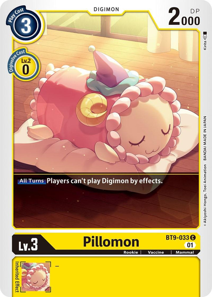 Pillomon [BT9-033] [X Record] (ONLINE ORDER ONLY)