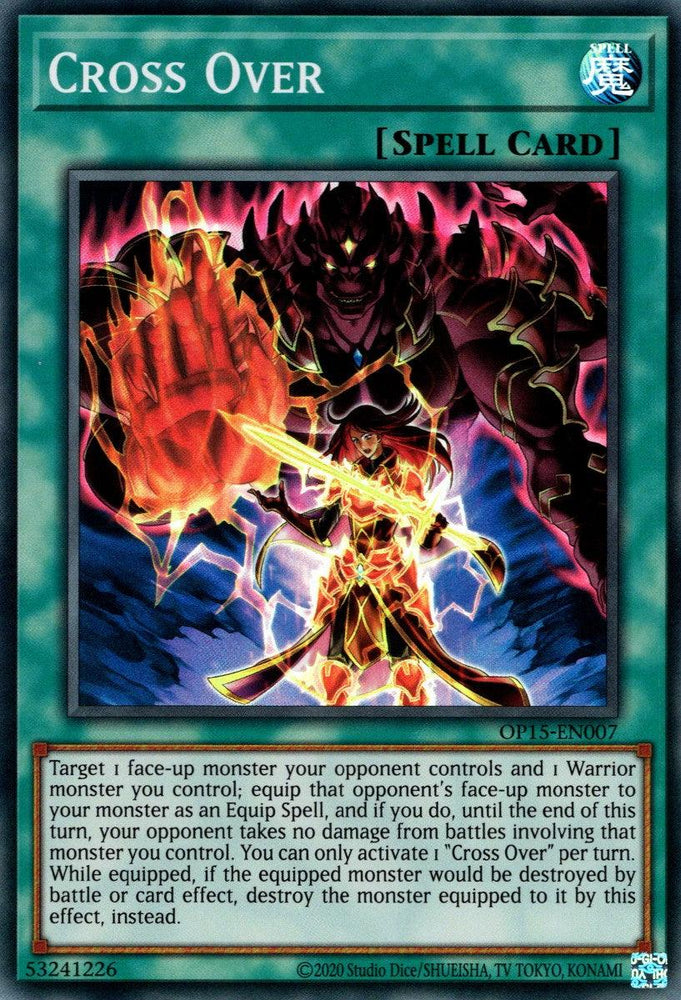 Cross Over [OP15-EN007] Super Rare (ONLINE ORDER ONLY)