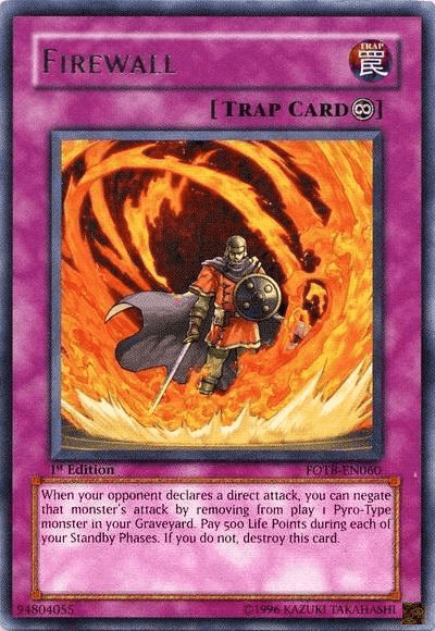 Firewall [FOTB-EN060] Rare (ONLINE ORDER ONLY)