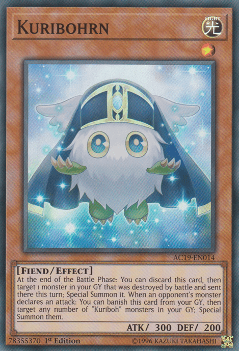Kuribohrn [AC19-EN014] Super Rare (ONLINE ORDER ONLY)