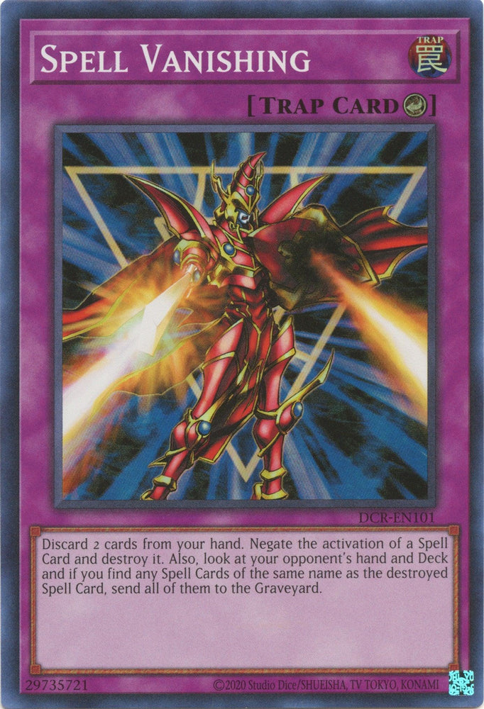 Spell Vanishing (25th Anniversary) [DCR-EN101] Super Rare (ONLINE ORDER ONLY)