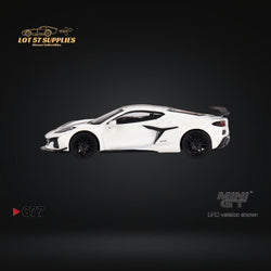 Mini-GT Chevrolet Corvette Z06 2023 Arctic White #677 1:64 MGT00677 (ONLINE ORDER ONLY)