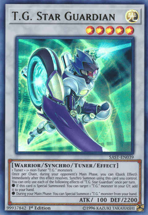 T.G. Star Guardian [SAST-EN039] Ultra Rare (ONLINE ORDER ONLY)
