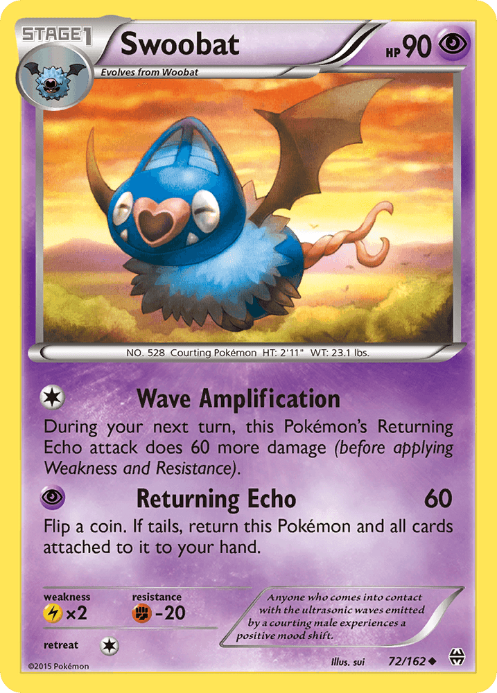 Swoobat (72/162) [XY: BREAKthrough] (Online Only)