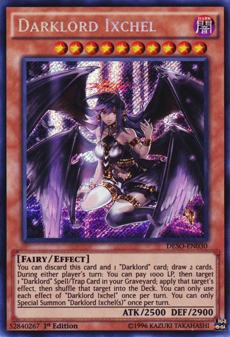 Darklord Ixchel [DESO-EN030] Secret Rare (ONLINE ORDER ONLY)
