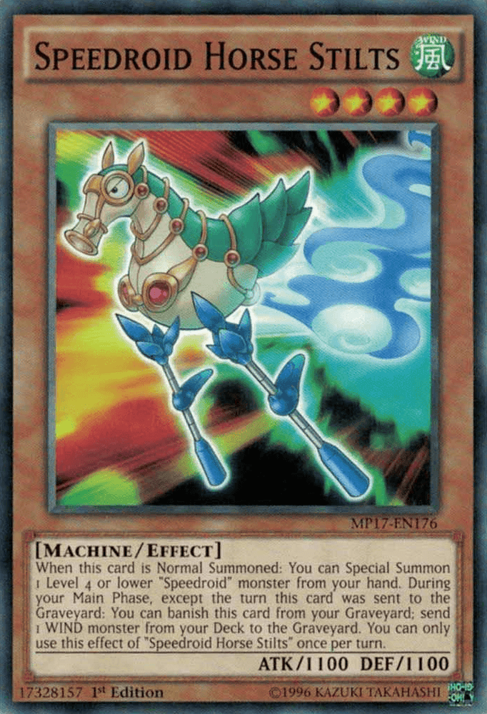 Speedroid Horse Stilts [MP17-EN176] Common (ONLINE ORDER ONLY)