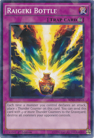 Raigeki Bottle [BP03-EN224] Shatterfoil Rare (ONLINE ORDER ONLY)