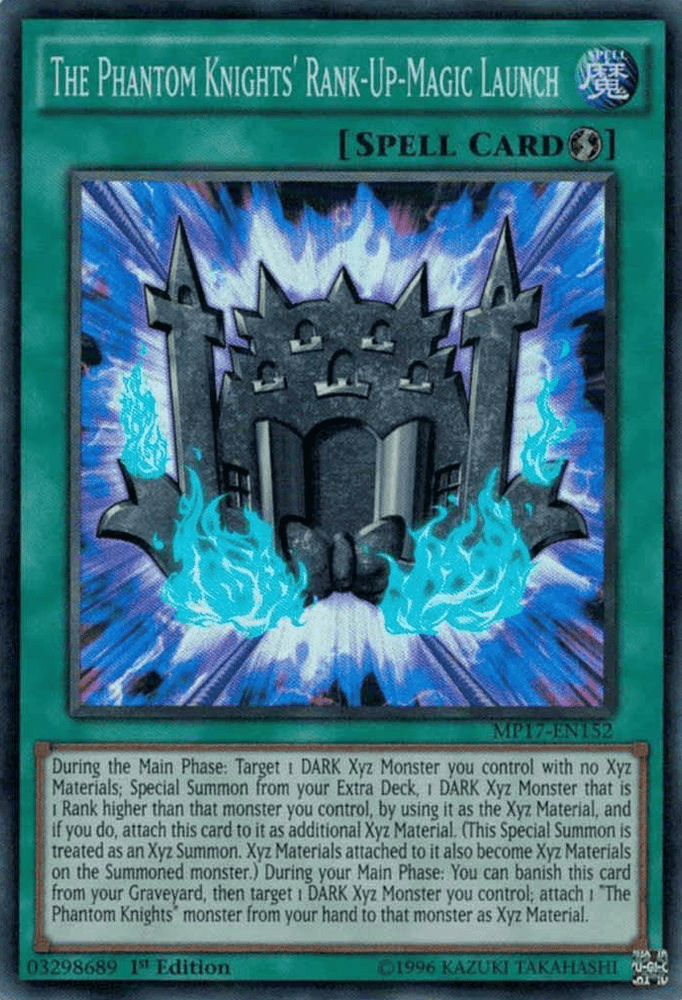 The Phantom Knights' Rank-Up-Magic Launch [MP17-EN152] Super Rare (ONLINE ORDER ONLY)
