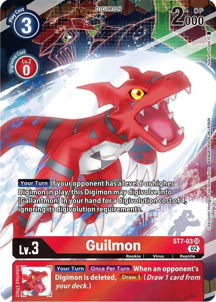 Guilmon [ST7-03] (Alternate Art) [Starter Deck: Beelzemon Advanced Deck Set] (ONLINE ORDER ONLY)