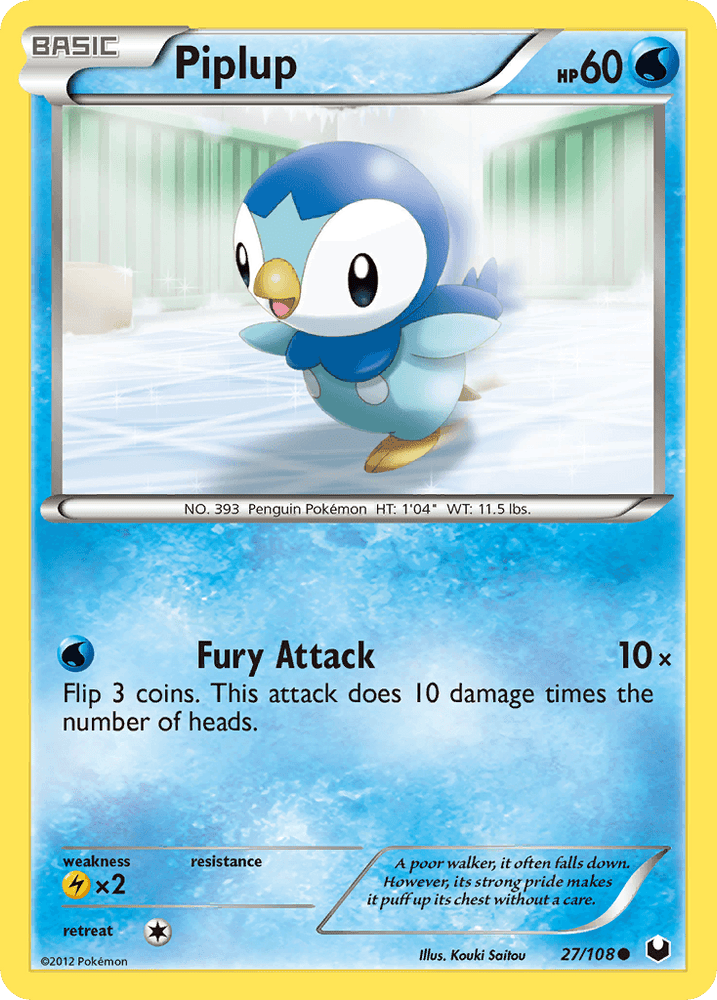 Piplup (27/108) [Black & White: Dark Explorers] (Online Only)
