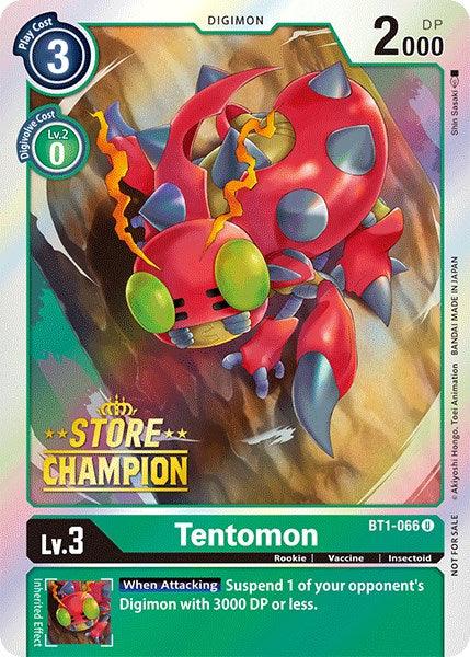 Tentomon [BT1-066] (Store Champion) [Release Special Booster Promos] (ONLINE ORDER ONLY)