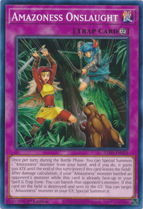 Amazoness Onslaught [LDS1-EN025] Common (ONLINE ORDER ONLY)