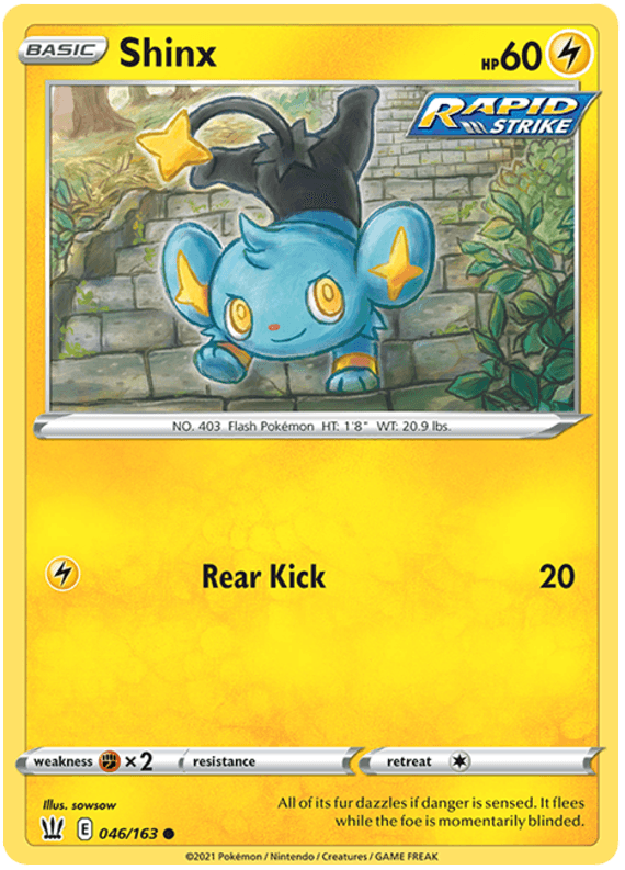 Shinx (046/163) [Sword & Shield: Battle Styles] (Online Only)