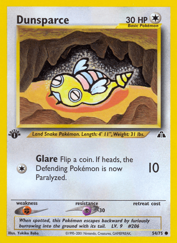 Dunsparce (54/75) [Neo Discovery 1st Edition] (Online Only)