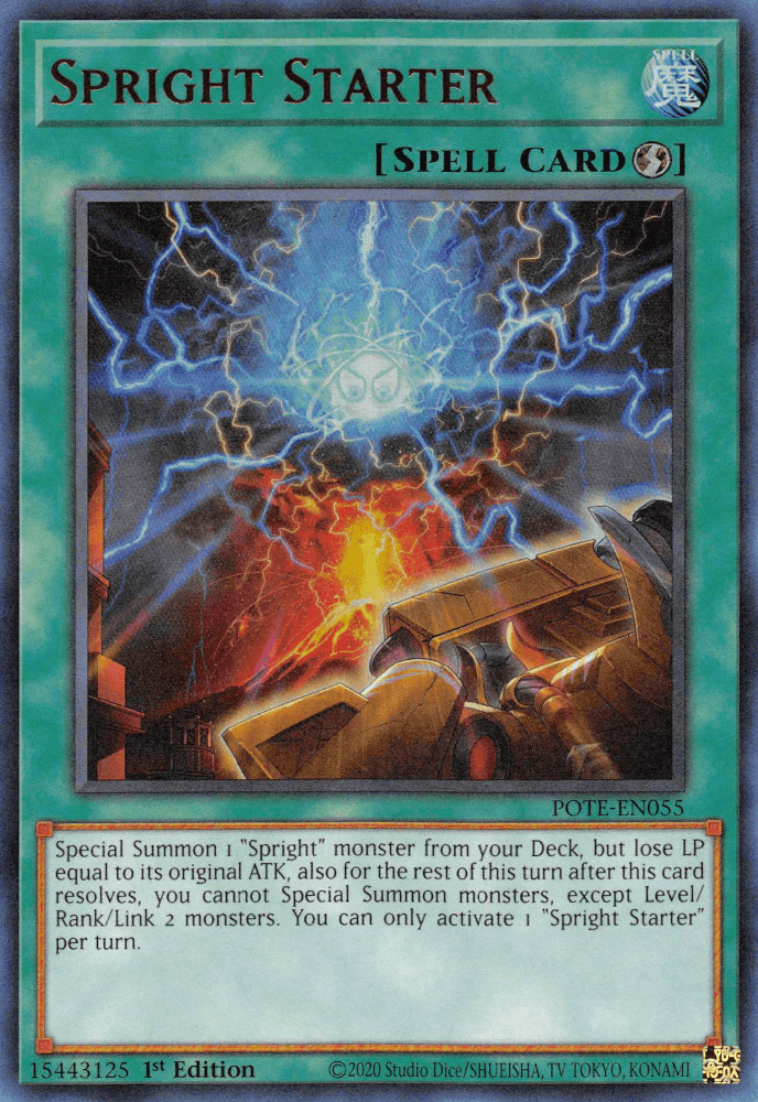 Spright Starter [POTE-EN055] Ultra Rare (ONLINE ORDER ONLY)