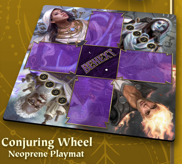 Behext: Kickstarter Exclusive Conjuring Wheel Neoprene Playmat (ONLINE ORDER ONLY)