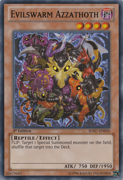 Evilswarm Azzathoth [HA07-EN050] Super Rare (ONLINE ORDER ONLY)