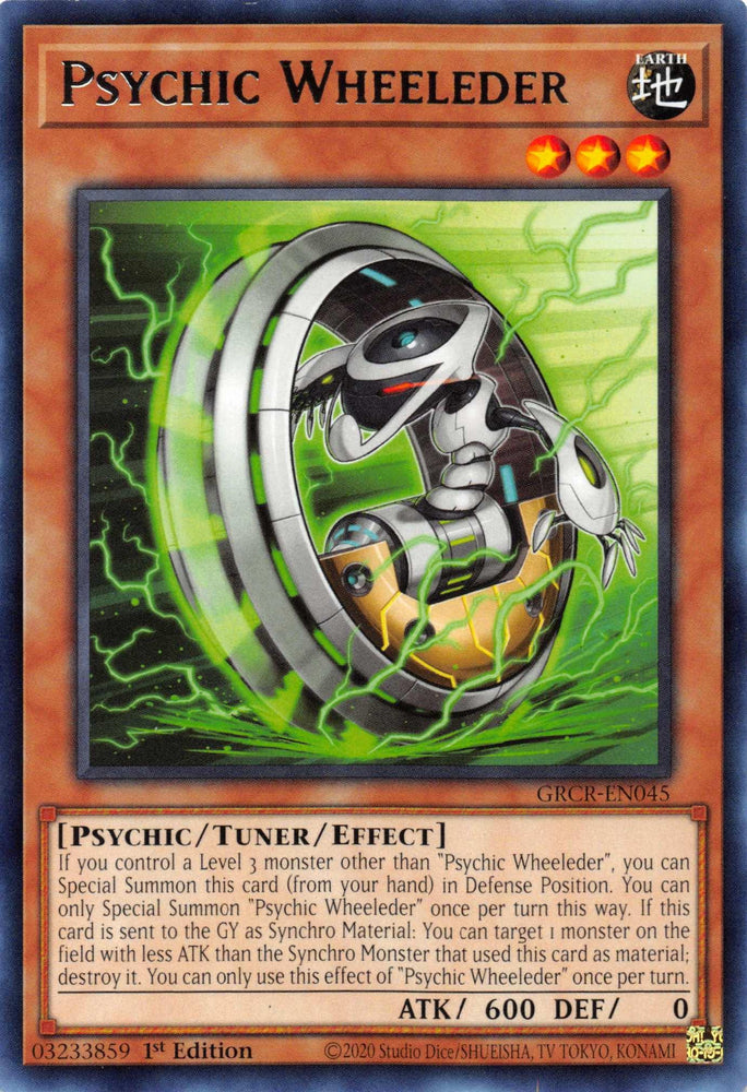 Psychic Wheeleder [GRCR-EN045] Rare (ONLINE ORDER ONLY)