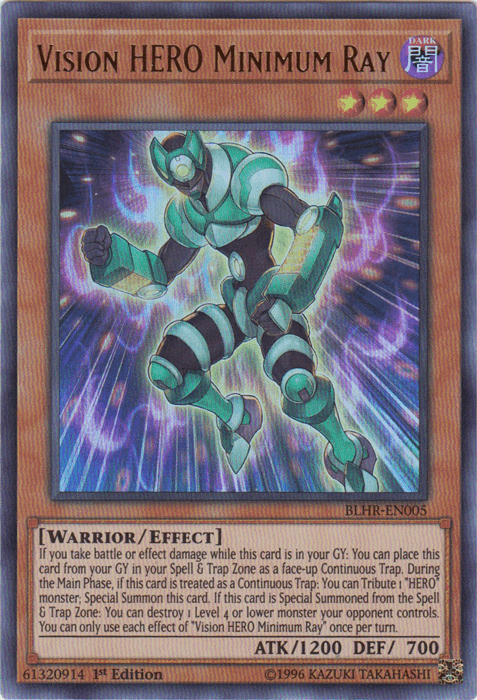 Vision Hero Minimum Ray [BLHR-EN005] Ultra Rare (ONLINE ORDER ONLY)
