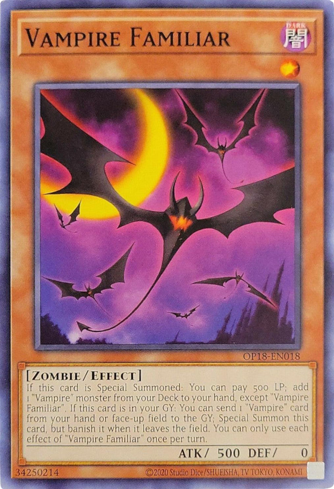 Vampire Familiar [OP18-EN018] Common (ONLINE ORDER ONLY)
