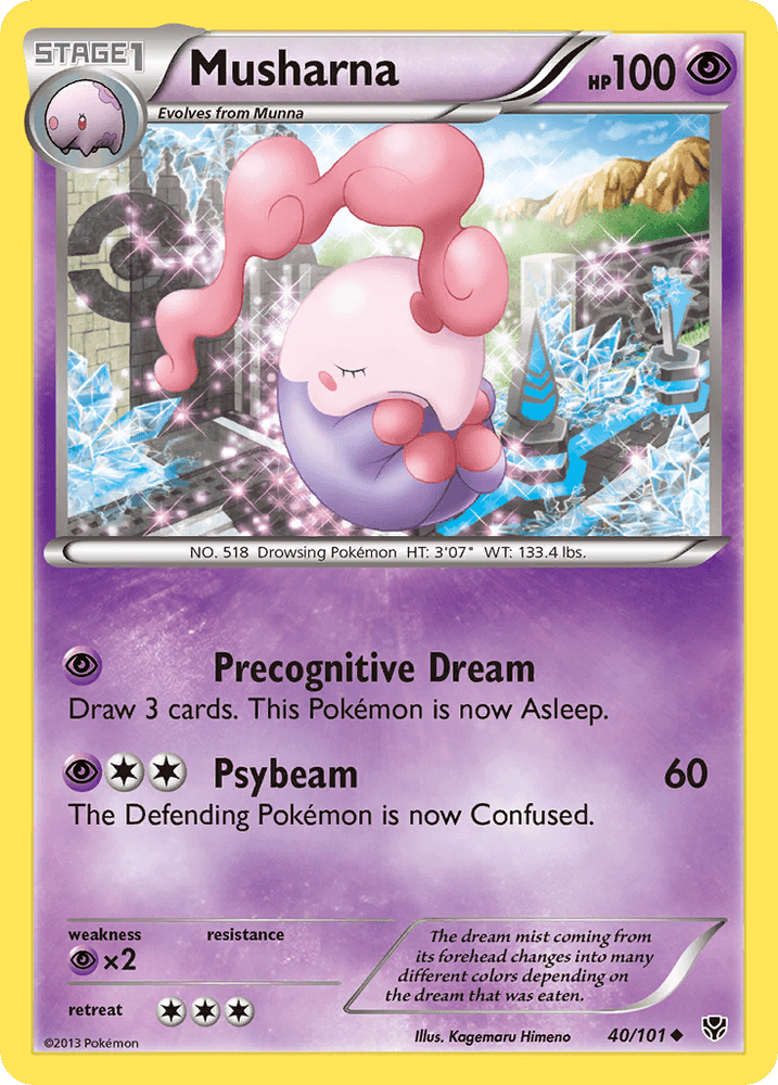 Musharna (40/101) [Black & White: Plasma Blast] (Online Only)