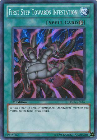 First Step Towards Infestation [HA05-EN057] Super Rare (ONLINE ORDER ONLY)