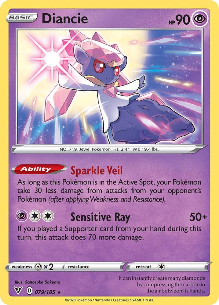 Diancie (079/185) [Sword & Shield: Vivid Voltage] (Online Only)