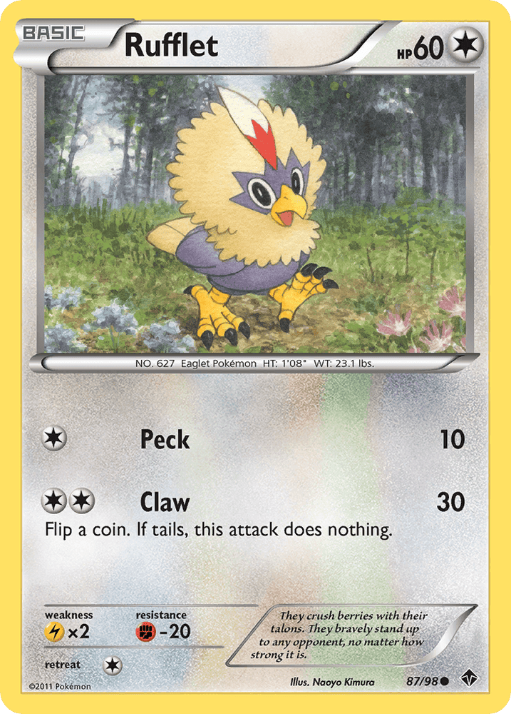 Rufflet (87/98) [Black & White: Emerging Powers] (Online Only)