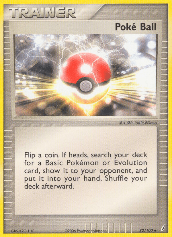Poke Ball (82/100) [EX: Crystal Guardians] (Online Only)