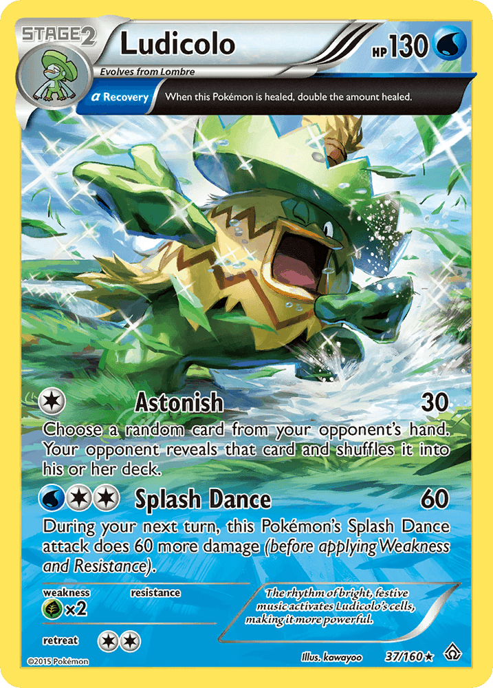 Ludicolo (37/160) [XY: Primal Clash] (Online Only)