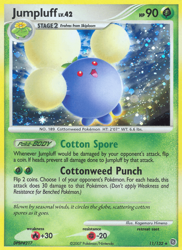 Jumpluff (11/132) [Diamond & Pearl: Secret Wonders] (Online Only)