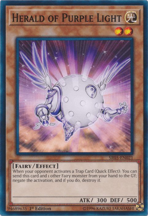 Herald of Purple Light [SR05-EN021] Common (ONLINE ORDER ONLY)