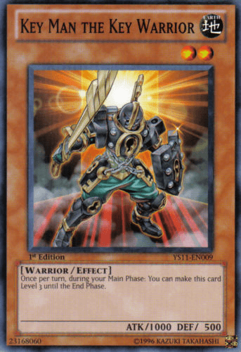 Key Man the Key Warrior [YS11-EN009] Common (ONLINE ORDER ONLY)