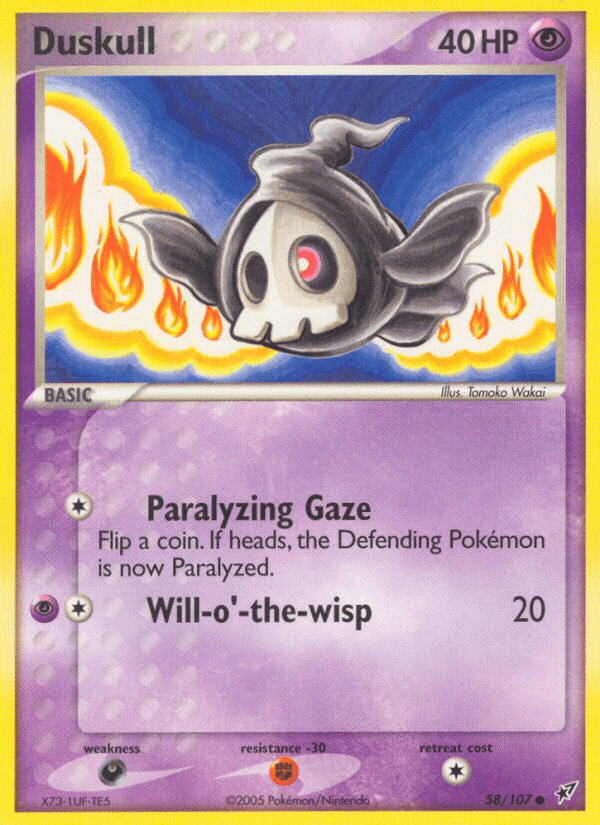 Duskull (58/107) [EX: Deoxys] (Online Only)