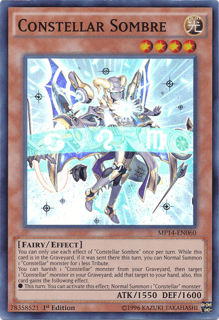 Constellar Sombre [MP14-EN060] Super Rare (ONLINE ORDER ONLY)