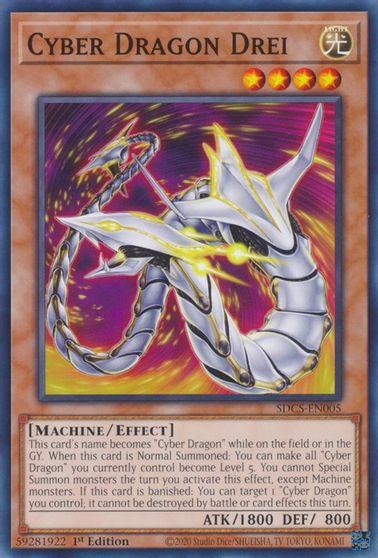 Cyber Dragon Drei [SDCS-EN005] Common (ONLINE ORDER ONLY)