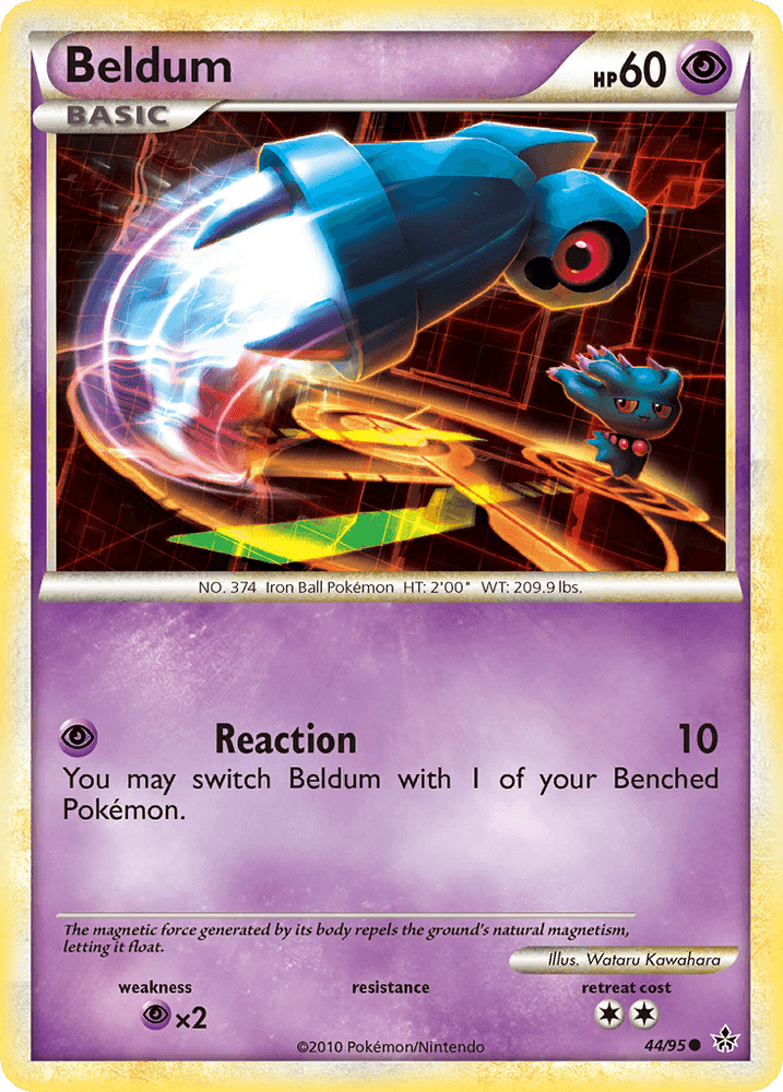 Beldum (44/95) [HeartGold & SoulSilver: Unleashed] (Online Only)
