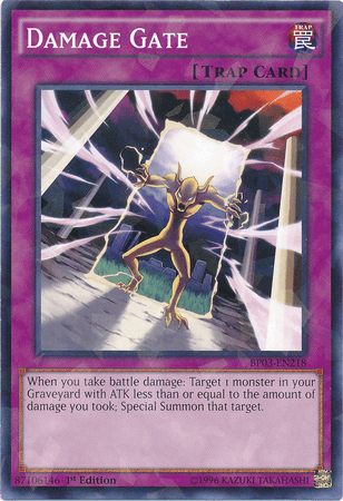 Damage Gate [BP03-EN218] Shatterfoil Rare (ONLINE ORDER ONLY)