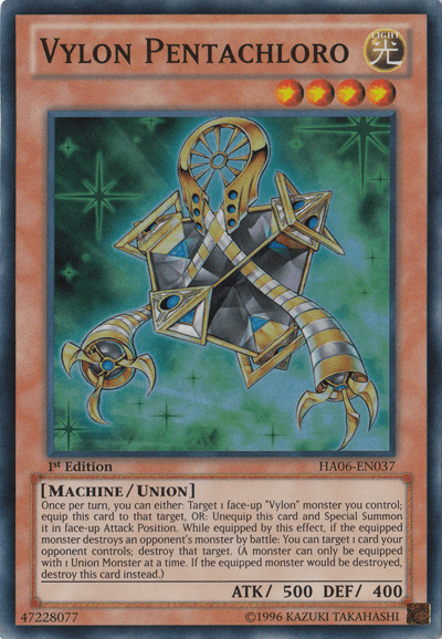 Vylon Pentachloro [HA06-EN037] Super Rare (ONLINE ORDER ONLY)