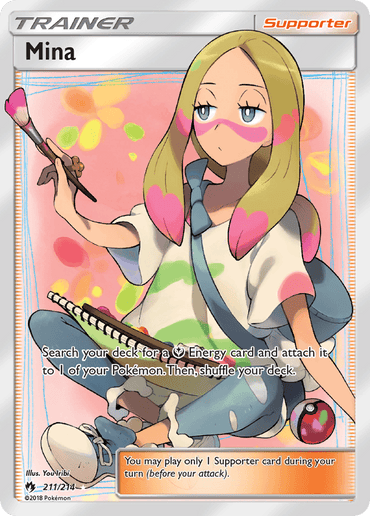 Mina (211/214) [Sun & Moon: Lost Thunder] (Online Only)