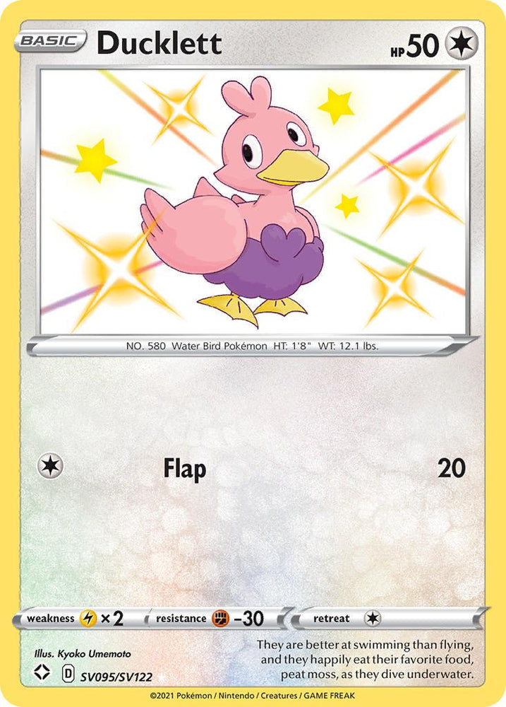 Ducklett (SV095/SV122) [Sword & Shield: Shining Fates] (Online Only)