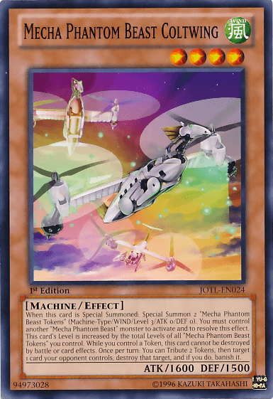 Mecha Phantom Beast Coltwing [JOTL-EN024] Common (ONLINE ORDER ONLY)