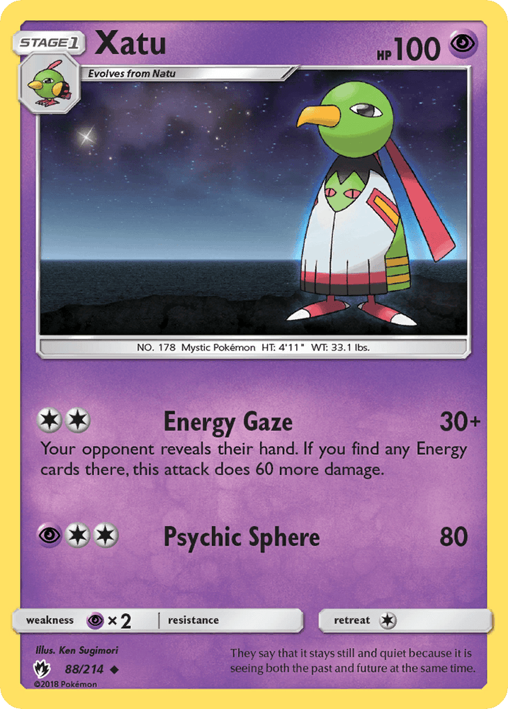 Xatu (88/214) [Sun & Moon: Lost Thunder] (Online Only)