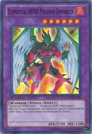 Elemental HERO Phoenix Enforcer [LCGX-EN138] Super Rare (ONLINE ORDER ONLY)