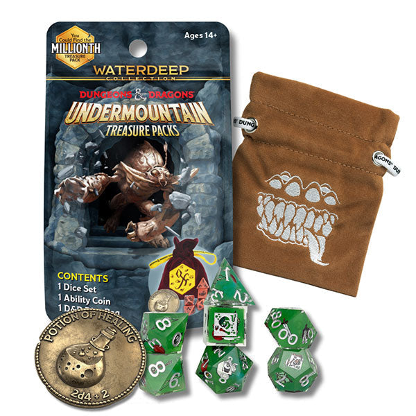 Sirius Undermountain Treasure Pack Dice Set PDQ 2025 - One Pack (ONLINE ORDER ONLY)