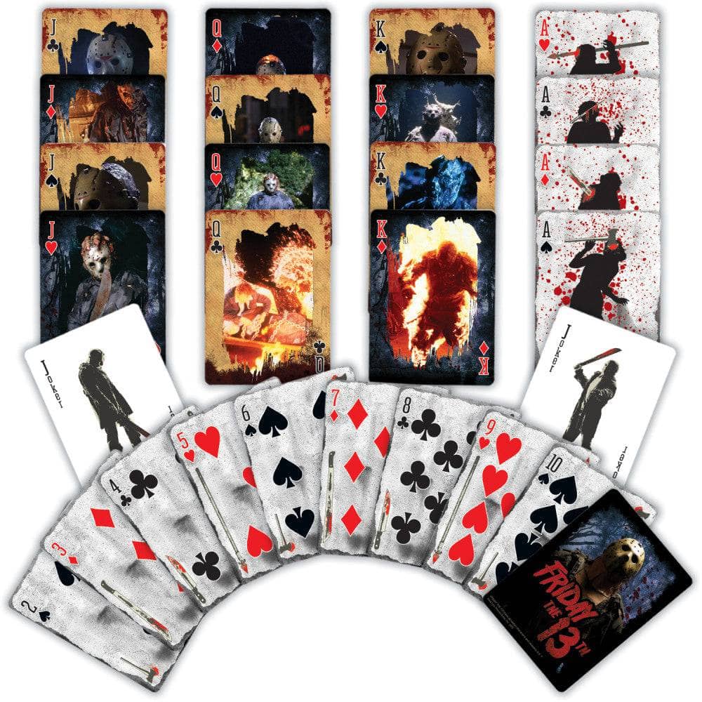 Friday the 13th Playing Cards - 54 Card Deck (ONLINE ORDER ONLY)