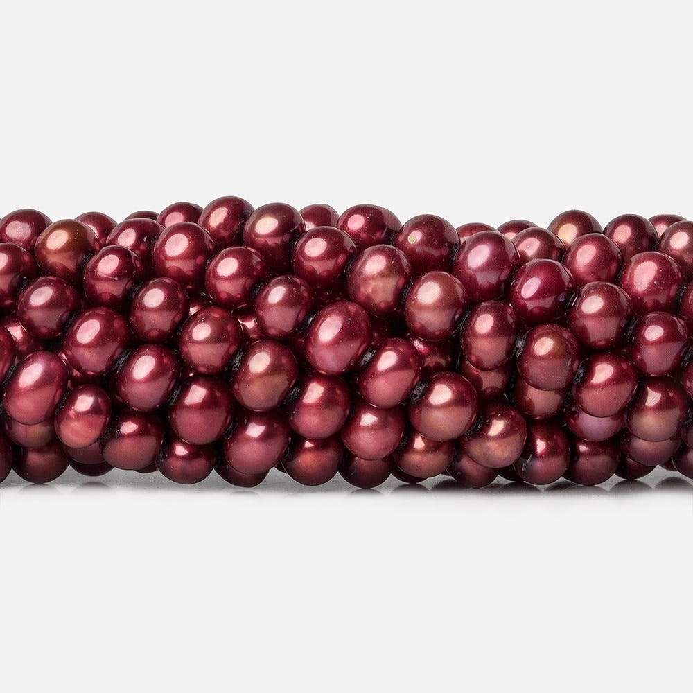 Dark Raspberry Off Round Freshwater Pearl (ONLINE ORDER ONLY)