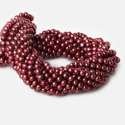 Dark Raspberry Off Round Freshwater Pearl (ONLINE ORDER ONLY)
