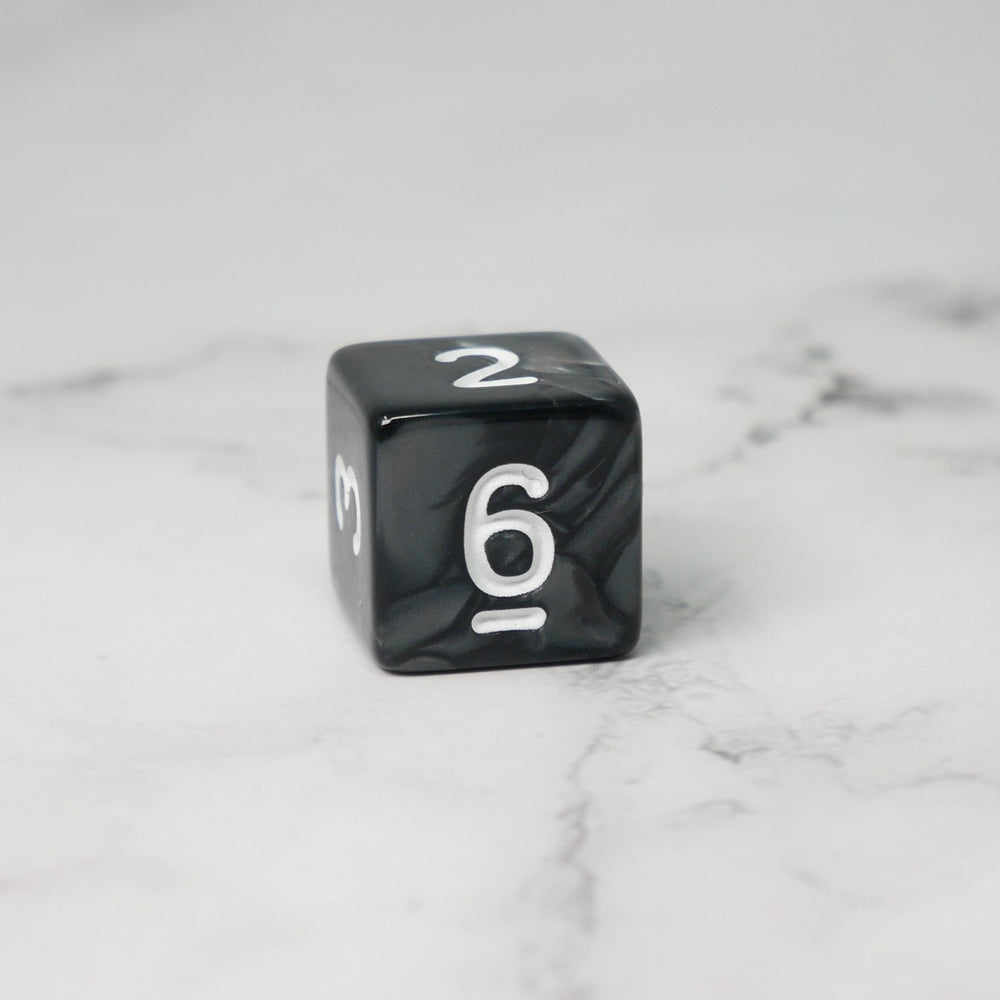 Dark Emulsion 10d6 - DnD Dice Set | Acrylic RPG Gaming Dice (ONLINE ORDER ONLY)